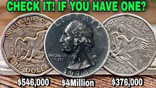 Bad Condition Coins Worth $564,000 Each! Susan B. Anthony,Sacagawea & State Quarters You Must Check!