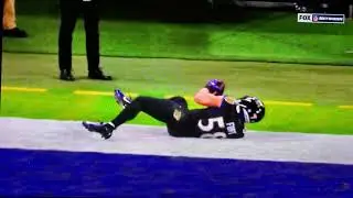 L.J. Fort #58 catch in endzone no challenge Ravens/Cowboys