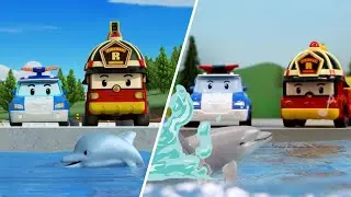Let's Protect the Sea Animals│POLI in Real Life│Toy For Kids│Save the Earth│Robocar POLI TV