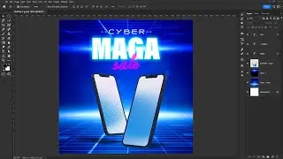 การสร้างอักษรนีออน (layer style) ด้วยโปรแกรม Adobe Photoshop CC