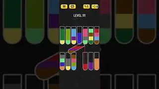 Water Sort Puzzle Level 111 Walkthrough Solution iOS/Android