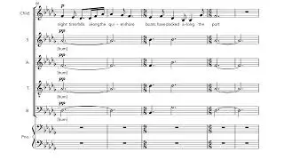 Ethan Gough: crossing the sea takes time (2026), for SATB choir, youth voice and piano