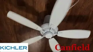 52&rdquo; Kichler Canfield ceiling fan (performance upgraded)