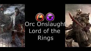 Elder Scrolls Legends!! Orc Onslaught- Lord of the Rings Deck. Control Warrior Gameplay.