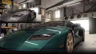【CSR2】Countach LPI800-4 (purple/gold), shift & tune for 6.93x (6.98x)