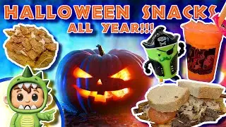 Eating Halloween themed FAST FOOD for 24 hrs!