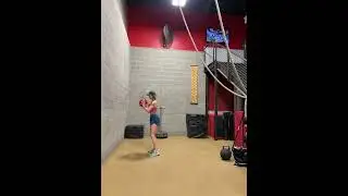 Chest Pass to Wall with Slam Ball