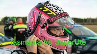 Holly races in Round 2 of the V8 SuperUtes in Tasmania May 9-11 2025