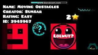 Geometry Dash - Moving Obstacles - by: Sumsar