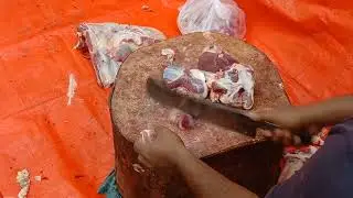 Desi ox meat cutting skills bd Dhaka market 🍖🐂