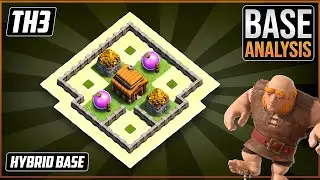 THE ULTIMATE TH3 HYBRID/TROPHY Base 2022!! | Town Hall 3 (TH3) Hybrid Base Design - Clash of Clans