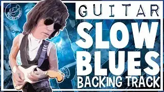 Slow Blues Backing Track Jeff Beck Style in A Minor