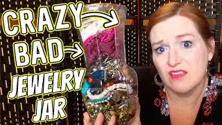 Crazy Bad Jewelry Unboxing | Thrift Jewelry Haul to Sell on Ebay | Jewelry Jar