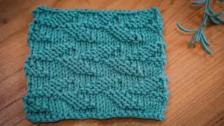 Knit Stitch Pattern | Alternating Welted Leaf Stitch | Natthitah Handmade 