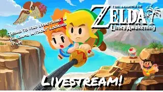 Epic Links Awakening remake discovery stream after long night of just beating the game
