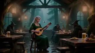 The Elven Bard&rsquo;s Lute 🌲🕯️ | Cozy Tavern After the Rain (Fantasy Music) Vol. II