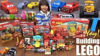 Disney CARS 3 Lego Sets. Lego Juniors and Lego Duplo. New Disney Cars 3 Characters. Building Lego