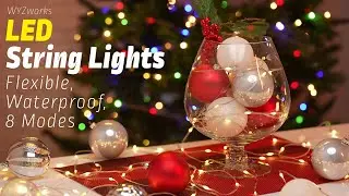 WYZworks LED String Light - Flexible, Waterproof, 8 Modes