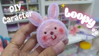 Easy DIY Bunny Keychain Tutorial | Cute Pipe Cleaner Craft for Beginners
