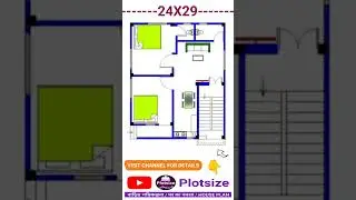24x29 house plan
