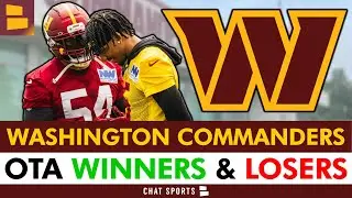 Washington Commanders OTA Winners & Losers | 8 Players That Shined (& 4 That Did Not)