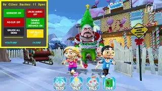 Dark Riddle Udater New Year ( Skin NEW YEAR FAN ) Neighbor and House : Part 14