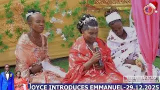 Joyce Introduced Emmanuel on 29.12.2025 at their Home.