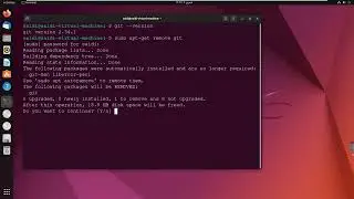Uninstall Git from Ubuntu 22.04