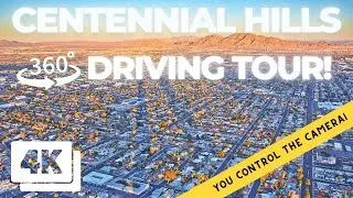 Best Neighborhoods in Las Vegas: CENTENNIAL HILLS! | 360&deg; Driving Tour in Las Vegas! 4k