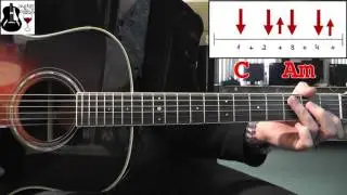 How To Strum Come On Up To The House by Tom Waits