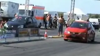 Honda Civic Type R VII Vs. VIII Gen Drag Race