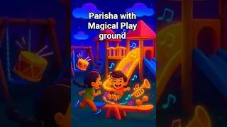 Parisha & the Musical Playground 🎵🏞️ #kids #aiforkids #disney #shorts #story