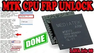 MTK CPU Easy FRP Unlock Method With Lava iris 88 FRP UNLOCK