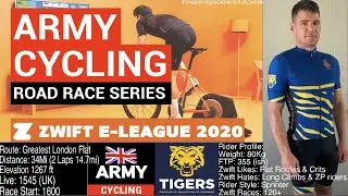 ACRRS Race 5 - Live Zwift  - Greatest London Flat 34Mi -