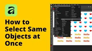 How to Select Similar Objects at Once in Affinity 3 
