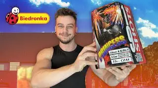 Fireworks from Biedronka - Princess 38mm Launcher!!