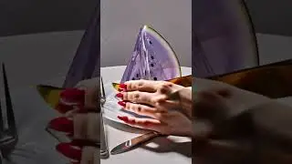 Glass watermelon ASMR
