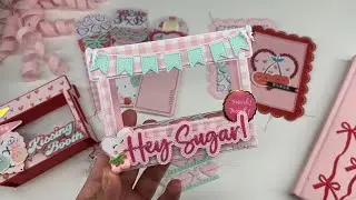 Valentines project sharing using @ScrapDiva29 January release dies. 😍♥️