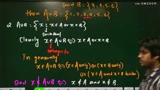 11th I.Sc And JEE Maths//Set Theory//Algebra Of Sets//Lec-9//By: Dr. Mahendra Sagar Sir