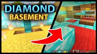 I Made a Secret Diamond Basement in Minecraft | Minecraft in Hindi