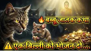 Babbu Jataka | चूहिया, बिल्लियाँ और पत्थर काटने वाला | Jataka Tales in Hindi