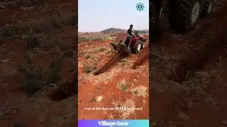 Oddly Satisfying Trench Digging! Chain Trencher ASMR & Earth Cutting Action! Cool Compact Tractor