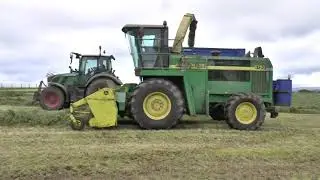 Silage 23' Classic' John Deere 6750 Lifting, Fendt, Valtra & Massey in Action 09/08/23
