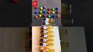 ROMPIENDO BOTELLAS en las ESCALERAS ASMR⚠️BOTELLAS ROMPI&Eacute;NDOSE #shorts