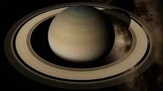 The gas giant planet Saturn orbits. Space Engine. #space #universe #astronomy #planet #saturnplanet