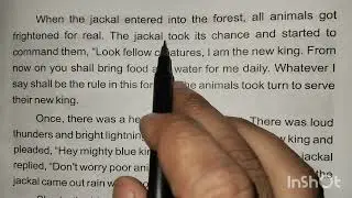 The cunning jackal | english to hindi translation | Reading|speaking|vocabulary |Grammar..