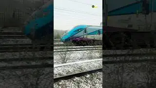 One Day Train Journey in the Manchester 🚆🇬🇧 | Scenic Views & snowfall