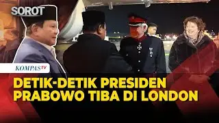 Detik-Detik Presiden Prabowo Tiba di London untuk Kunjungan Kerja