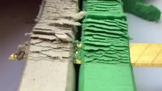 Satisfying Chalk Cutting