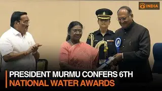 President Murmu confers 6th National Water Awards